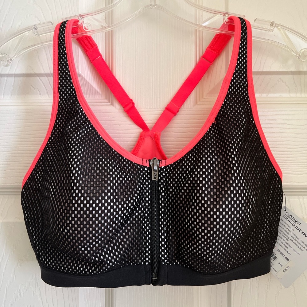 Victorias Secret sport bra. Front-close. 34B. Brand new